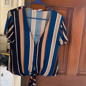 Urban outfitters striped shirt/blouse